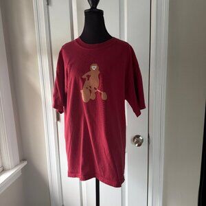 Vintage Spider 45/7"‎ Record Adaptor Tee Vintage 90s Large Tricycle